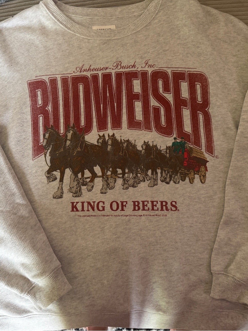 Budweiser Holiday Sweatshirt